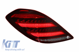 Luces traseras LED para Mercedes Clase S W222 13-17 Dinámica Señal Facelift Look-image-6038804
