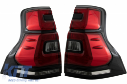 Luces traseras LED para Toyota Land Cruiser FJ150 Prado 10-16 Light Bar 18+ Look-image-6050271