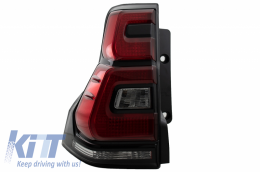 Luces traseras LED para Toyota Land Cruiser FJ150 Prado 10-16 Light Bar 18+ Look-image-6050274