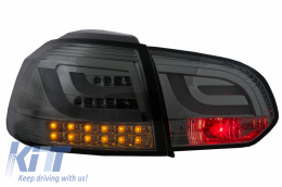 Luces Traseras LED Para VW Golf 6 VI 2008-2013 Tubo Bar Luminoso Fumar Gris-image-6058849