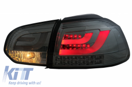 Luces Traseras LED Para VW Golf 6 VI 2008-2013 Tubo Bar Luminoso Fumar Gris-image-6058852