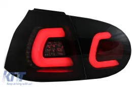 Luces Traseras LED para VW Golf V 5 2004-2009 Negro Ahumado Estilo Urbano-image-6067621