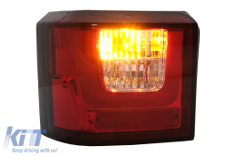 Luces traseras LED para VW T4 Transporter Caravelle Multivan 1990-2003 Rojo Claro-image-6105827