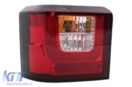Luces traseras LED para VW T4 Transporter Caravelle Multivan 1990-2003 Rojo Claro-image-6105832