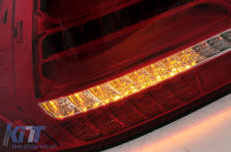 Luces traseras LED Pilotos Para Mercedes Clase C W203 Sedan 2000-2004 Rojo Claro Señal Dinámica-image-6102798
