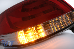 Luces traseras LED Pilotos para Peugeot 206 HatchBack 3 / 5 Puertas 1998-2004 Rojo Blanco-image-6112614