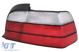 Luces traseras para BMW Serie 3 E36 Coupe Cabrio 1992-1998 rojo blanco Halógeno-image-6078307