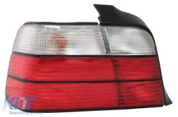 Luces traseras para BMW Serie 3 E36 Sedan 12.1990-1998 Rojo claro-image-6085908
