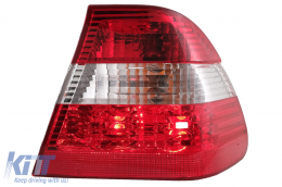 Luces traseras para BMW Serie 3 E46 Sedan 05.1998-08.2001 rojo Y blanco-image-6078565