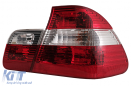 Luces traseras para BMW Serie 3 E46 Sedan 05.1998-08.2001 rojo Y blanco-image-6078572