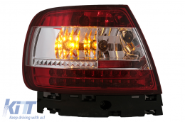 Luces traseras Pilotos LED para Audi A4 B5 8D 1994-2000 Limusina Rojo Claro-image-6105417
