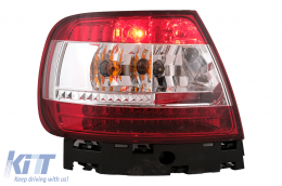 Luces traseras Pilotos LED para Audi A4 B5 8D 1994-2000 Limusina Rojo Claro-image-6105419