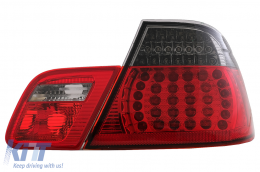 Luces traseras Pilotos LED para BMW Serie 3 E46 Coupe 2D 98-03 Rojo Negro-image-60987