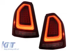 image-55-Luci Fanali posteriori LED per Chrysler 300 LD Lancia Thema 11-14 Dinamici Avvio ROSSI Segnale Mercato USA