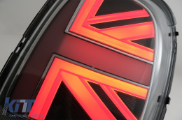 Luci posteriori per MINI ONE F55 F56 F57 3D 5D Convertibile 14-18 JCW Look Rosso Fumo-image-6056132