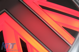 Luci posteriori per MINI ONE F55 F56 F57 3D 5D Convertibile 14-18 JCW Look Rosso Fumo-image-6056133