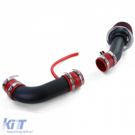 Luftansaugkit mit rotem schwarzen Sportluftfilter, geeignet für Mazda MX5 NB FL 98-05-image-6200536