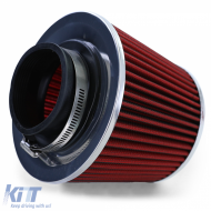 Luftansaugkit mit rotem schwarzen Sportluftfilter, geeignet für Mazda MX5 NB FL 98-05-image-6200538