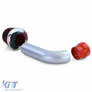 Luftansaugkit mit rotem Sportluftfilter, geeignet für BMW 5er E39 525i 528i 530i-image-6201389