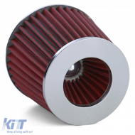 Luftansaugkit mit rotem Sportluftfilter, geeignet für Audi TT 8N 1.8 4-Zylinder 98-06-image-6204163