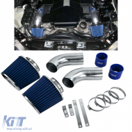 image-15-Luftansaugkit mit Sportluftfilter blau, geeignet für Mercedes S W220 99-05 S320 S430