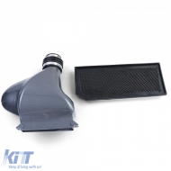 Luftfilter Airbox Lufteinlass Carbon-Look Ram Air geeignet für VW Golf 5 2.0 GTI 03-08-image-6201727