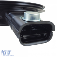 Luftfiltergehäuse mit HighFlow-Filterabdeckung in Schwarz, geeignet für Ford Mustang 71-73-image-6194012