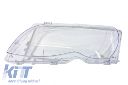 Lunettes Phares verres pour BMW Série 3 E46 LCI Facelift Sedan Touring 2001-2004-image-6015504