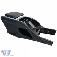 Luxuriöse Mittelkonsole schwarz mit Kühlschrank, geeignet für Mercedes V-Class W447 14-23-image-6207521