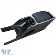 Luxuriöse Mittelkonsole schwarz mit Kühlschrank, geeignet für Mercedes V-Class W447 14-23-image-6207522