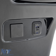 Luxuriöse Mittelkonsole schwarz mit Kühlschrank, geeignet für Mercedes V-Class W447 14-23-image-6207527