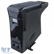 Luxus Mittel Konsole mit Kühlschrank Schwarz Glanz passt für VW T6 T6.1-image-6257347