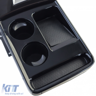 Luxus Mittel Konsole mit Kühlschrank Schwarz Glanz passt für VW T6 T6.1-image-6257351