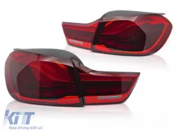 image-25-LUZ DE COLA OLED SEQ ROJA adecuada para BMW F32 F33 F36 F82 F83 13-21
