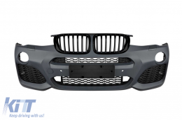 M package suitable for BMW X4 F26 2014-2018 with a single opening for dual exhaust tip --oo------image-6264996