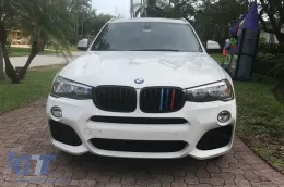 M-Paket geeignet für BMW X3 F25 2014-2017 mit einzelner Öffnung für doppelauspuffendrohr --oo------image-6139095