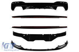 M Performance add-ons and diffuser suitable for BMW 5 Series G30 2017-2020 - ABBMBK6007137