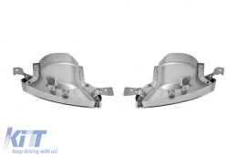 M Performance Design Design chrome tip set suitable for BMW 3 Series G20, G21 340i after 2019, 4 Series G22 coupe, G23 convertible, G26 Gran Coupe after 2020-image-6155892