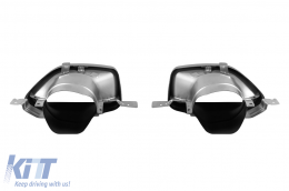 M Performance Design Design chrome tip set suitable for BMW 3 Series G20, G21 340i after 2019, 4 Series G22 coupe, G23 convertible, G26 Gran Coupe after 2020-image-6155893