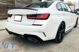 M Performance Design Design chrome tip set suitable for BMW 3 Series G20, G21 340i after 2019, 4 Series G22 coupe, G23 convertible, G26 Gran Coupe after 2020-image-6155895