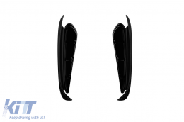 M Performance Design Design covers suitable for rear M bumper on BMW 3 Series G20 after 2019, black lacquer - ABBMSX6011709