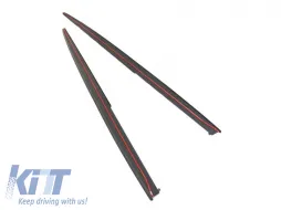 M Performance Design Design molduras de umbral de puerta adecuadas para BMW Serie 3 F30 sedán y F31 familiar 2011–2019-image-6143517