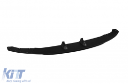 M Performance Design Design spoiler suitable for front M bumper on BMW Series 2 F22, F23 after 2013, black lacquer-image-6261114