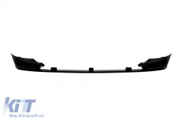 image-0-M Performance Design Design spoiler suitable for front M tech bumper on BMW 5 Series E60/E61 2003-2010, black lacquer