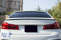 M Performance Design Design type spoiler suitable for trunk for BMW 5 Series G30 after 2017, unpainted-image-6227826