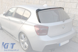 M Sport type 3-piece trunk spoiler suitable for BMW Series 1 F20 2010-2019, unpainted - ABSB6018577