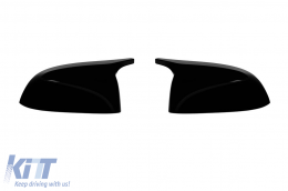 M style mirror caps suitable for BMW X3 G01, X4 G02 after 2018, X5 G05, X6 G06, X7 G07 after 2019, black lacquer - ABMCB6020865