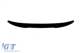 M Style spoiler suitable for trunk for BMW X4 G02 after 2018, black lacquer-image-6237120