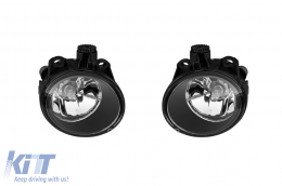 M Technik fog light kit suitable for BMW Series 3 E92, E93 2007-2009, Series 5 F10, F11 2010-2013 chrome, left + right - ABBMFL6007349