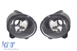 M technik fog light kit suitable for BMW Series 3 E92, E93 2007-2009, Series 5 F10, F11 2010-2013 chrome, left + right - ABBMFL6009554